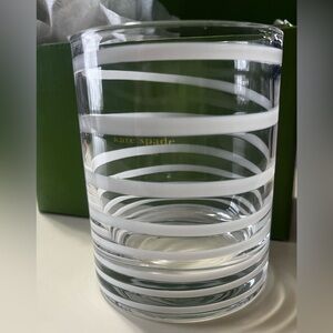 Kate Spade Charlotte Street White Whiskey Glasses